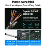 PD240W 40Gbps USB4 Fast Charging Data Cable, 0.5m, 1m, 1.5m, 2m - Image 5