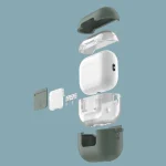 Earphone Silicone PC Protective Case with Switch Button and Buckle, For AirPods Pro 2 - Image 5