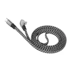 3A USB-C/Type-C to USB-C/Type-C Elbow Fast Charge Data Cable, 3A Type-C to Type-C 1.2m, 3A Type-C to Type-C 2m - Image 2