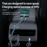 3A USB-C/Type-C to USB-C/Type-C Elbow Fast Charge Data Cable, 3A Type-C to Type-C 1.2m, 3A Type-C to Type-C 2m - Image 4