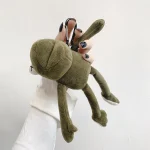 Plush Cute Frog Doll Headphone Protective Case with Hook, For AirPods 1 / 2 - Image 3