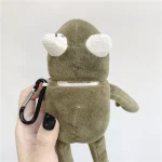 Plush Cute Frog Doll Headphone Protective Case with Hook, For AirPods 1 / 2 - Image 5