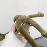 Plush Cute Frog Doll Headphone Protective Case with Hook, For AirPods 1 / 2 - Image 6