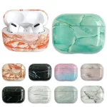 Marble Pattern Wireless Earphone Protective Case, For AirPods Pro 2 - Image 2