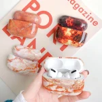 Marble Pattern Wireless Earphone Protective Case, For AirPods Pro 2 - Image 3