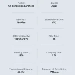 awei A889 Pro Air Conduction Sports Wireless Headset - Image 2