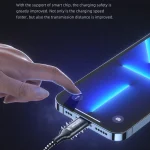 awei CL-126 1.2m 4 in 1 USB to USB-C / Type-C to 8Pin Data Fast Charging Cable, CL-126(Black), CL-126(Blue) - Image 4