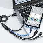 awei CL-129 4 in 1 USB to USB-C / Type-C to 8Pin to Micro USB Multi Charging Cable - Image 5