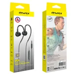 awei L3 1.2m Mini Stereo In-ear Earphones - Image 2