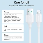 JOYROOM S-UL012A9 2.4A USB to 8 Pin Fast Charging Data Cable, 2m, 1m, 0.25m - Image 8
