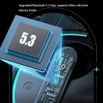 USAMS XJ13 XJ ENC Dual Microphone Noise Cancelling TWS Wireless Bluetooth Earphone - Image 4