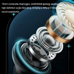 USAMS XJ13 XJ ENC Dual Microphone Noise Cancelling TWS Wireless Bluetooth Earphone - Image 5