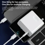 Dual Type-C Interface Fast Charging Data Cable Laptop Charging Cable, Length:1m, Length:1.5m, Length:2m - Image 3