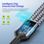 DUZZONA A3 3 in 1 USB to Type-C / 8 Pin / Micro USB Fast Charging Cable,Cable Length: 1.3m - Image 3