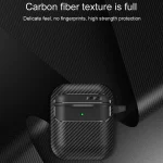 Carbon Fiber Texture Anti-fall Earphone Protective Case, For AirPods 1 / 2, For AirPods 3, For AirPods Pro 2, For AirPods Pro - Image 3