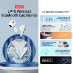 Lenovo LP10 TWS Wireless Bluetooth 5.2 Noise Reduction Earphone with Mic - Image 3