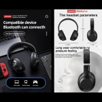 Lenovo TH10 Wireless Bluetooth Gaming Bass Music Sports Noise-cancelling Headphone, TH10 White, TH10 Black - Image 7