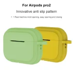 Striped Shockproof Earphone Case, For AirPods Pro 2 - Image 4