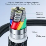 JOYROOM 2.4A USB to 8 Pin Surpass Series Fast Charging Data Cable, 0.25m, 1.2m, 2m, 3m - Image 4