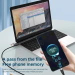 ADC-008 100W USB/Type-C to Type-C + 8 Pin + Micro USB Two to Three Fully Compatible Fast Charge Data Cable, 1.2m, 2m - Image 7