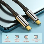 100W Type-C to Type-C Thunderbolt 4 Full-function Data Cable, 0.3m, 0.5m, 0.8m, 1m - Image 2