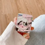 Wearing Hat Girl Pattern PU Leather Wireless Earphone Case, For AirPods Pro, For AirPods Pro 2, For AirPods 1/2, For AirPods 3 - Image 2