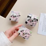 Wearing Hat Girl Pattern PU Leather Wireless Earphone Case, For AirPods Pro, For AirPods Pro 2, For AirPods 1/2, For AirPods 3 - Image 7