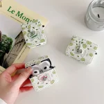 PU Leather Wireless Earphone Case, For AirPods 3, For AirPods 1/2 - Image 3