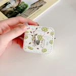 PU Leather Wireless Earphone Case, For AirPods 3, For AirPods 1/2 - Image 4