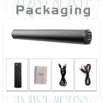 BS-10 Bluetooth 5.0 Speaker TV Soundbar with Remote Control, BS-10 - Image 10