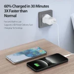 DUZZONA T3 PD 20W Single Port Travel Charger, UK Plug, T3 UK Plug - Image 3