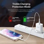 DUZZONA T3 PD 20W Single Port Travel Charger, UK Plug, T3 UK Plug - Image 6