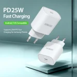 DUZZONA T6 PD 25W Single Port Travel Charger, T6 - Image 2