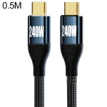 PD 240W Type-C to Type-C Fast Charge Data Cable, 0.5m, 1m, 1.5m, 2m, 3m