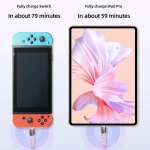 ROCK Z21 6A USB to USB-C/Type-C Transparent Fast Charging Data Cable, Length: 1.2m, USB to Type-C - Image 6