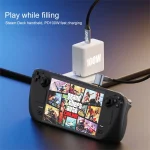 For Steam Deck Gen2 100W USB-C/Type-C Male to USB-C/Type-C Male Stereo Curved Data Cable, 0.5m, 1m, 1.5m, 2m, 3m - Image 6