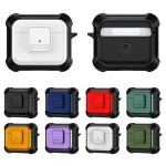 TPU + PC Shockproof Earphone Protective Case with Switch, For AirPods 3, For AirPods 1 / 2 - Image 2