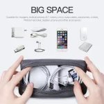 Leather Power Pack Charger Data Cable Mouse Digital Storage Bag - Image 2