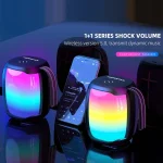 HOPESTAR P50 mini Outdoor RGB Light Waterproof Bluetooth Speaker, P50 mini - Image 5