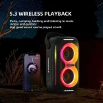 HOPESTAR Party200 mini Portable Tone Pulse RGB Light Bluetooth Speaker, Party200 mini - Image 6