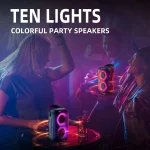 HOPESTAR Party200 mini Portable Tone Pulse RGB Light Bluetooth Speaker, Party200 mini - Image 8