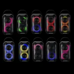 HOPESTAR Party200 mini Portable Tone Pulse RGB Light Bluetooth Speaker, Party200 mini - Image 9