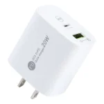 PD 20W USB-C/Type-C+QC 3.0 USB Interface Fast Charge Charger, Specification: US Plug