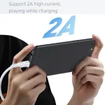 USAMS US-SJ607 U84 2A USB to Micro USB Charging Data Cable, Micro USB 1m, Micro USB 2m, Micro USB 3m - Image 3