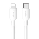USAMS US-SJ610 U84 PD20W USB-C / Type-C to 8 Pin Charging Data Cable, PD20W 8 Pin 1m, PD20W 8 Pin 2m, PD20W 8 Pin 3m - Image 2