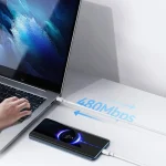 USAMS US-SJ613 U84 PD100W USB-C / Type-C to USB-C / Type-C Charging Data Cable, Type-C 1m, Type-C 2m, Type-C 3m - Image 6