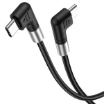 A9 100W USB-C/Type-C to USB-C/Type-C Double Elbow Data Cable, 0.5m, 1m, 2m, 3m - Image 2