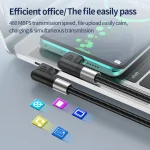 A9 30W USB-C/Type-C to 8 Pin Double Elbow Data Cable, 0.5m, 1m, 2m, 3m - Image 7