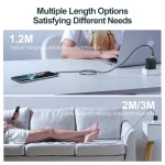 JOYROOM S-UC027A10 Extraordinary Series 3A USB-A to USB-C / Type-C Fast Charging Data Cable, Type-C, 1.2m, Type-C, 2m, Type-C, 3m - Image 9