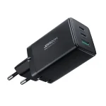 JOYROOM TCG01 GaN Ultra 65W 2 Type-C + 1 USB Fast Charger with 1.2m Type-C Cable, EU Plug, UK Plug - Image 2